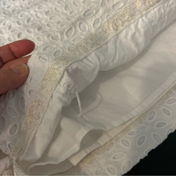 Lilly Pulitzer Melani eyelet Shift Dress 100% Cotton fully lined white Size 10 - Picture 10 of 15